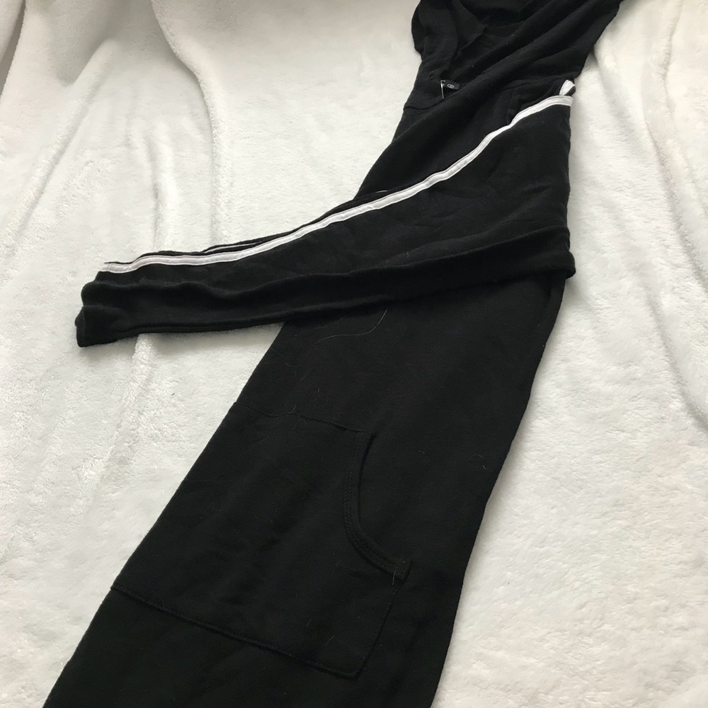Black hoodie tunic